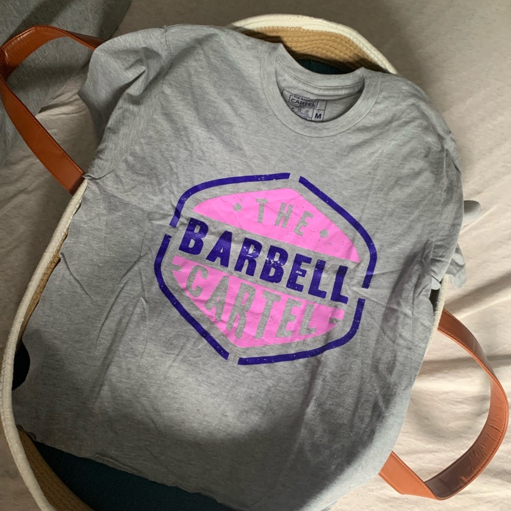 The Barbell Cartel Crop T-shirt NWOT